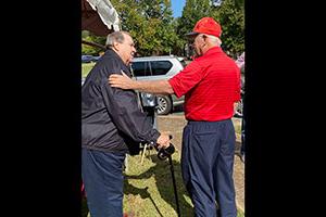 alumni at Homecoming tailgate 2023